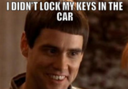 locked out of car meme